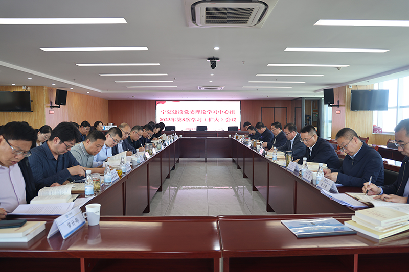 宁夏建投党委召开理论学习中心组学习会